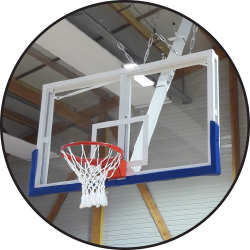 Basketball backboard 105x180 cm, acrylic glass 15 mm