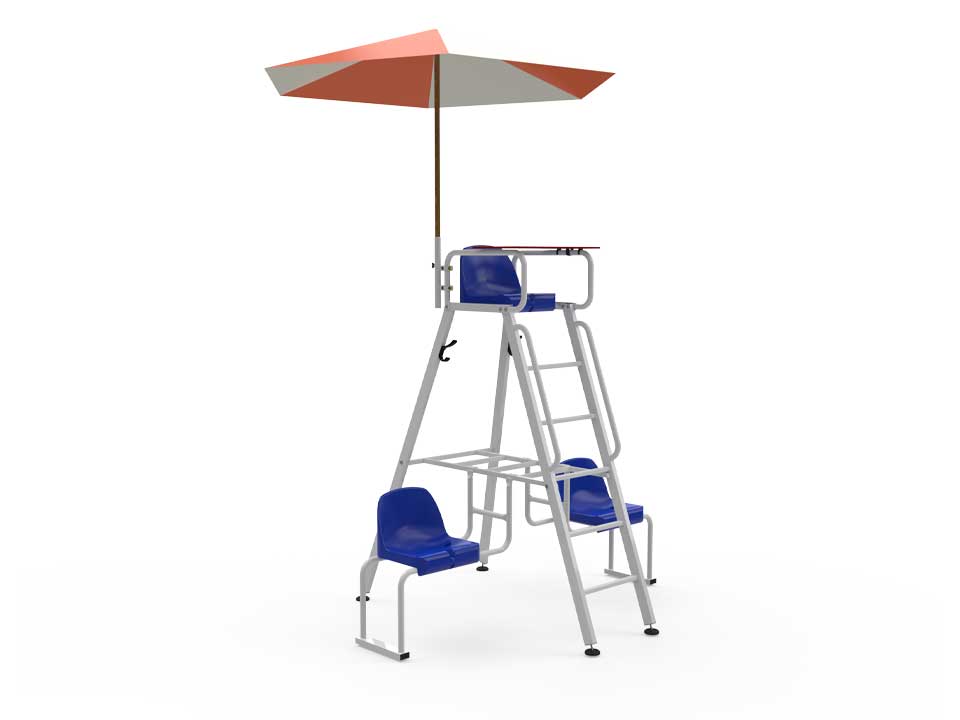 Tennis umpires chair aluminium