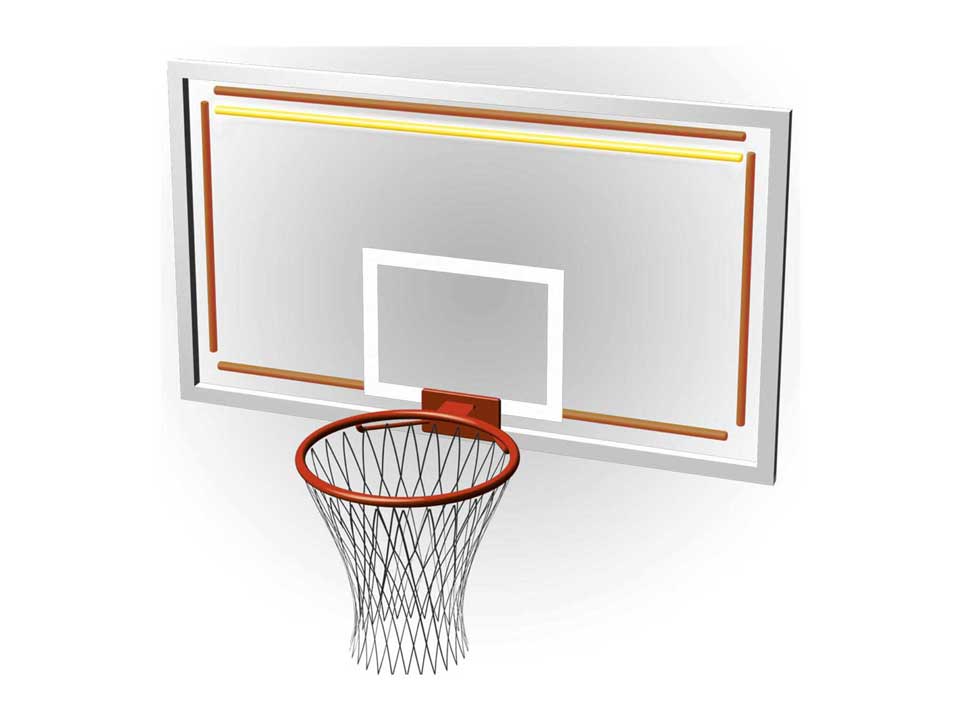 Panier de basket mural - S14115EZW - SODEX SPORT - d'intérieur / en acier  galvanisé / en fibre de verre