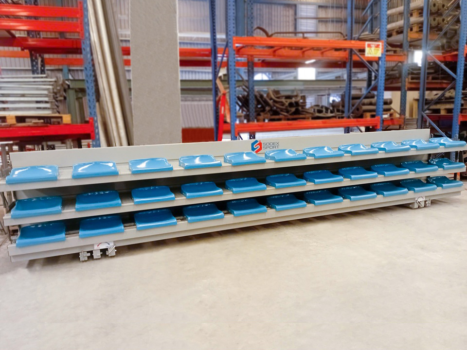 Expanding global projects with telescopic bleachers delivered to Canada